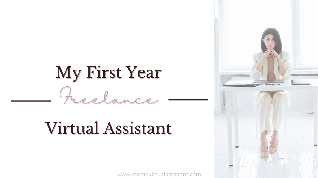 my first year as freelance virtual assistant